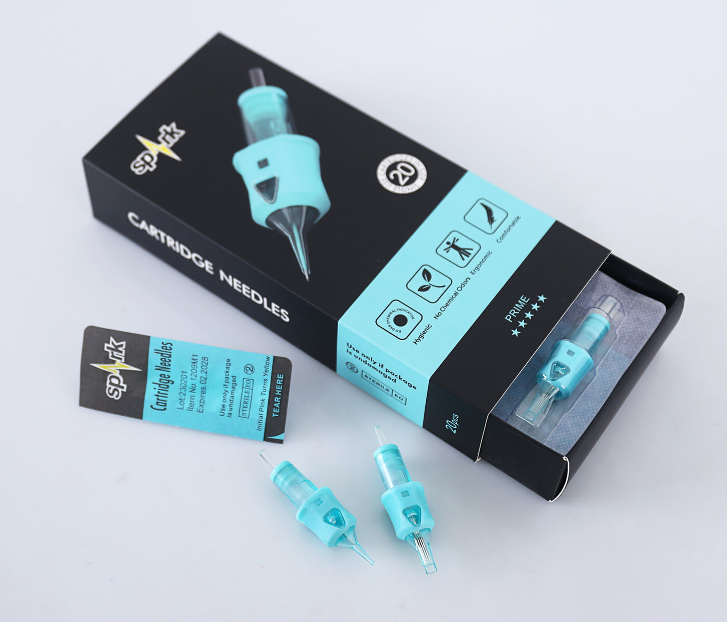 Cartridge Agujas Spark Tiffany Round Shader